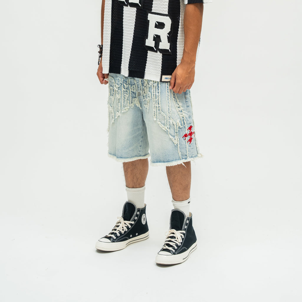 Core Denim Jorts - Blue Wash