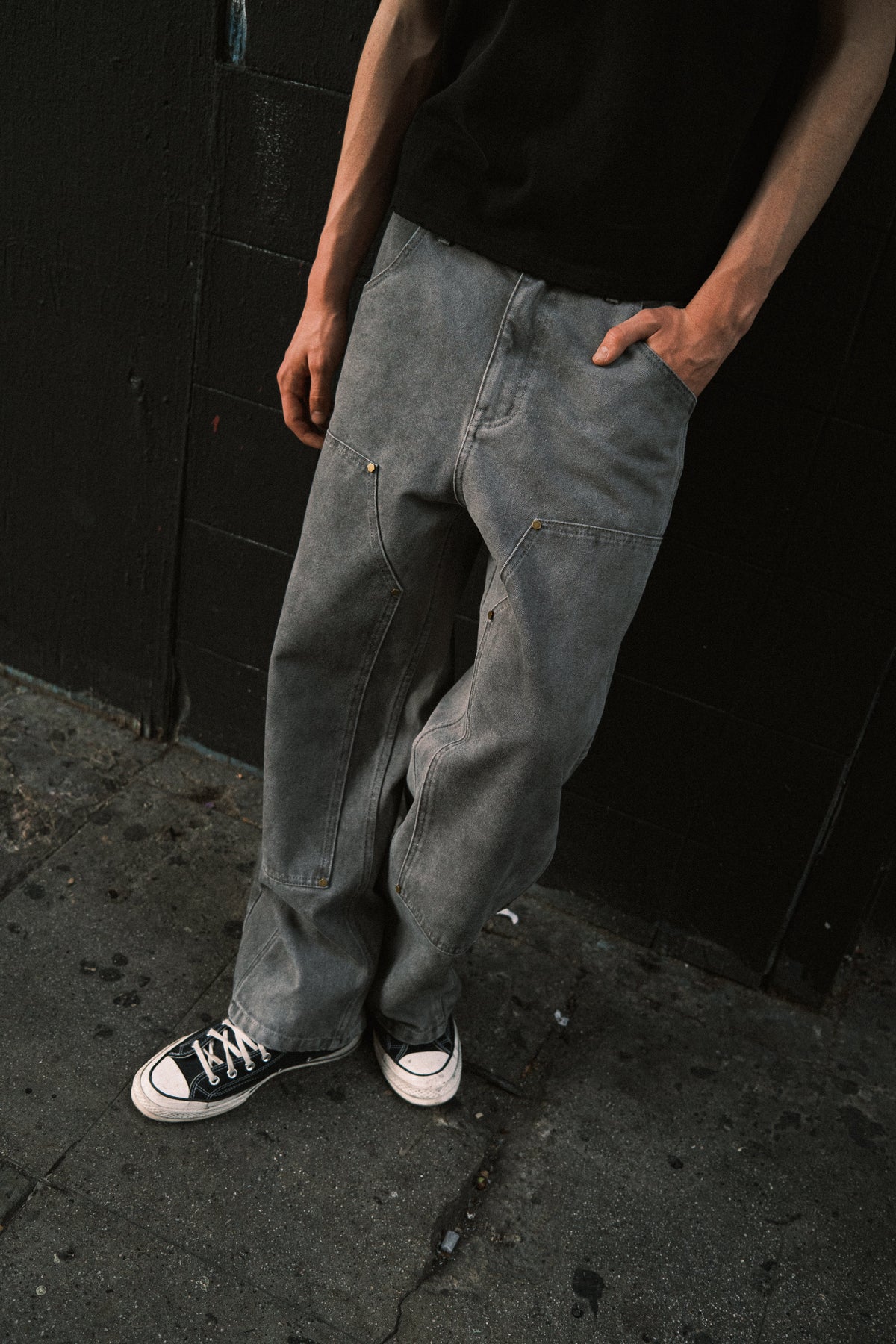 CANVAS DOUBLE KNEE CEMENT