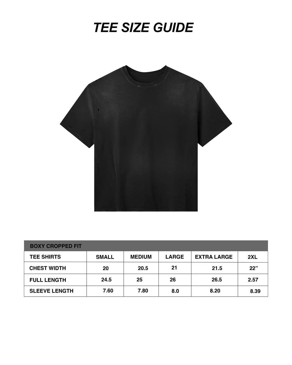 WASHED BLANK GRAY TEE