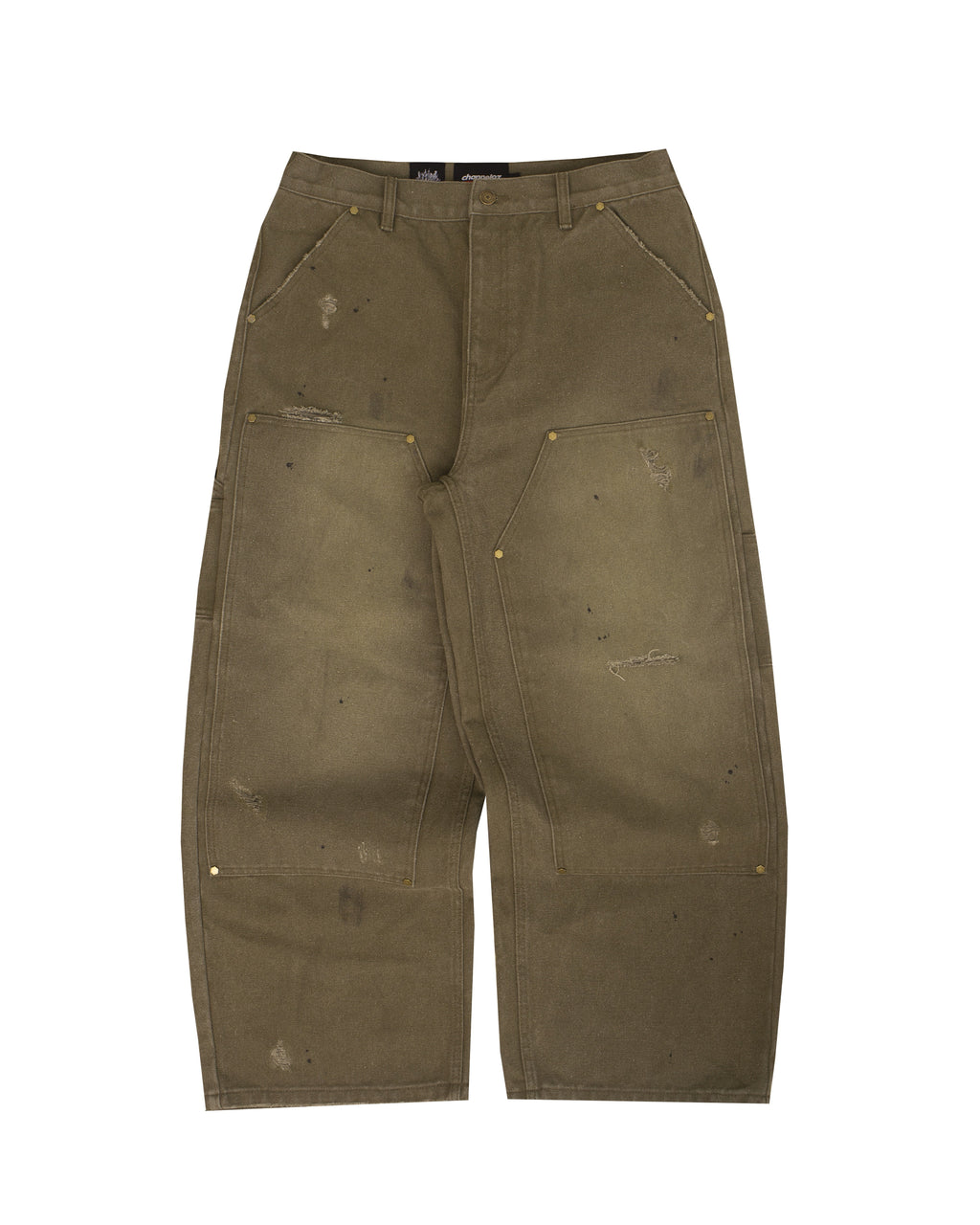 FOREST GREEN DOUBLE KNEE