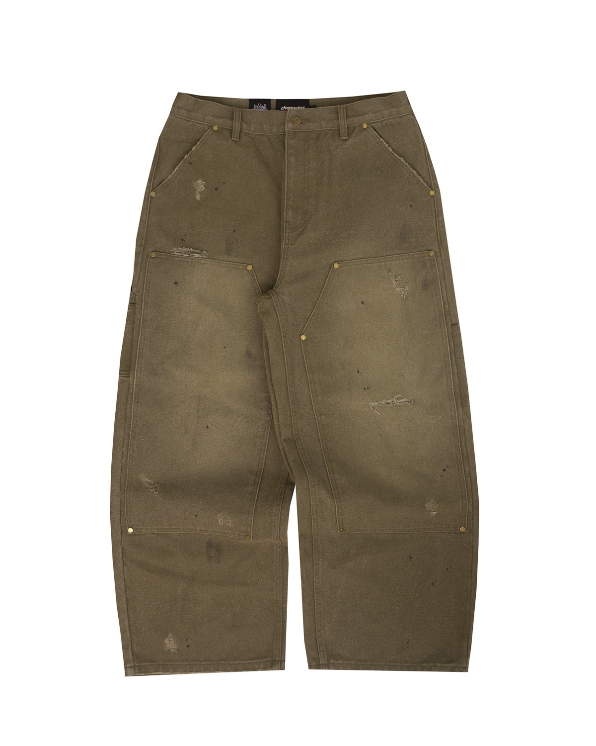 FOREST GREEN DOUBLE KNEE